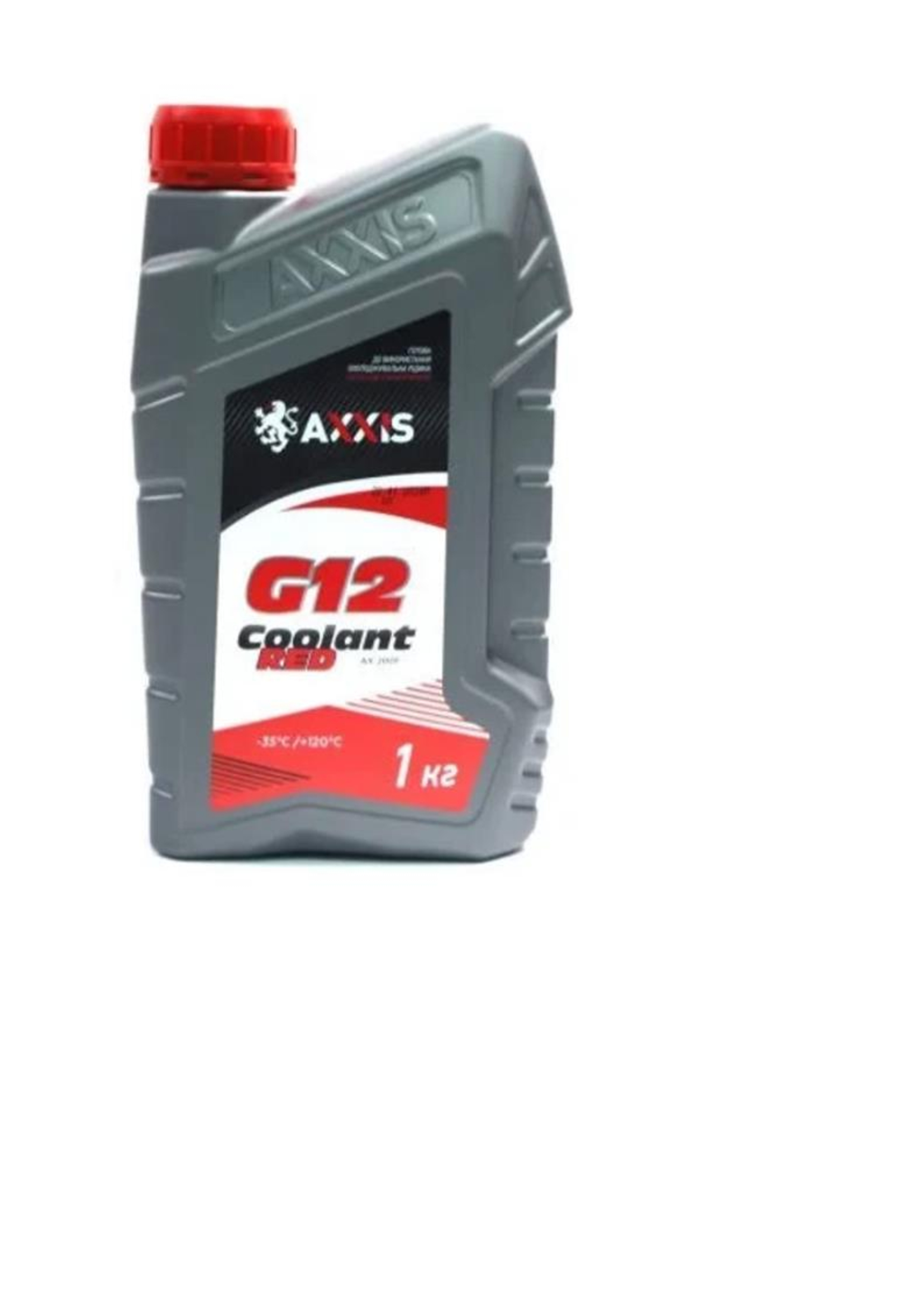 Антифриз RED G12 Сoolant <AXXIS> (червоний) (Каністра 1кг)